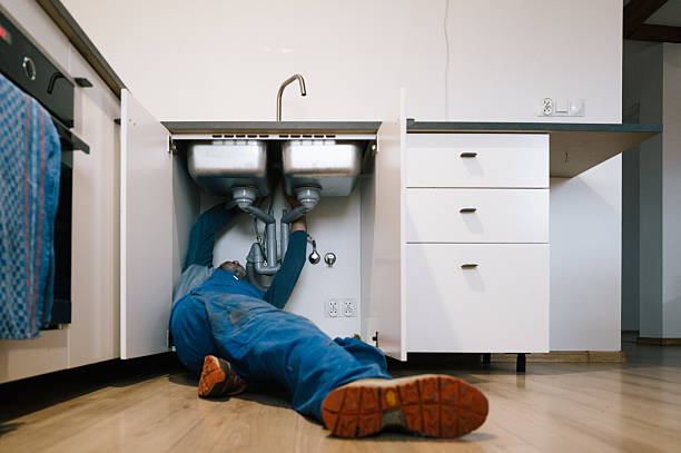 Professional Drain Cleaning technician working in Brant Rock, MA